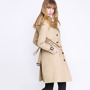 糖力2017春装新款欧美 女装裸色五分袖收腰连衣裙显瘦裙子 裸色 杏色 S